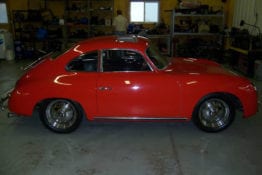 Side View of 1959 Porsche 356A Repair Project